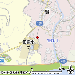 和歌山県有田郡有田川町賢38周辺の地図