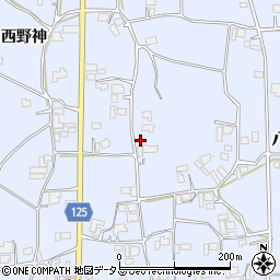 徳島県阿波市市場町香美八幡本283周辺の地図