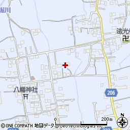 徳島県徳島市国府町池尻210周辺の地図