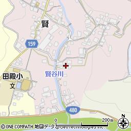 和歌山県有田郡有田川町賢1033周辺の地図