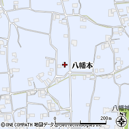 徳島県阿波市市場町香美八幡本133周辺の地図