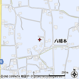 徳島県阿波市市場町香美八幡本394周辺の地図