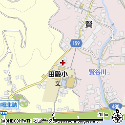 和歌山県有田郡有田川町賢334周辺の地図