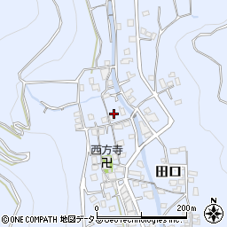 和歌山県有田郡有田川町田口362周辺の地図