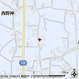 徳島県阿波市市場町香美八幡本284周辺の地図