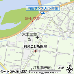 和歌山県有田市野450-1周辺の地図