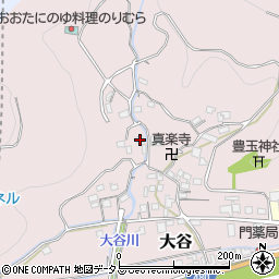和歌山県有田郡有田川町大谷245周辺の地図