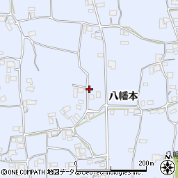 徳島県阿波市市場町香美八幡本132周辺の地図