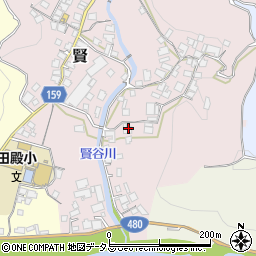 和歌山県有田郡有田川町賢1035周辺の地図