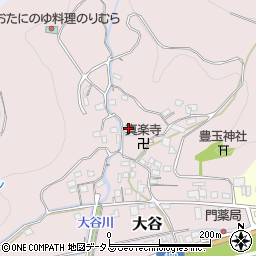 和歌山県有田郡有田川町大谷252周辺の地図