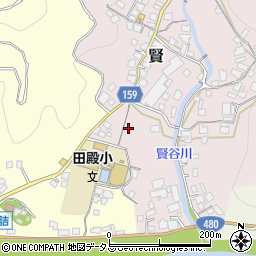 和歌山県有田郡有田川町賢40周辺の地図