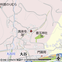 和歌山県有田郡有田川町大谷284周辺の地図