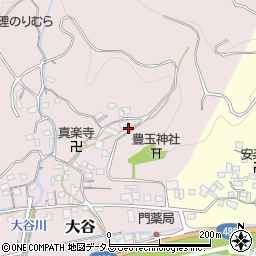 和歌山県有田郡有田川町大谷280-1周辺の地図