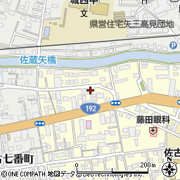 徳島県徳島市佐古六番町11-29周辺の地図