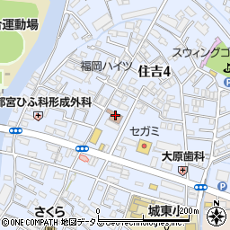住吉・城東コミュニティセンター周辺の地図