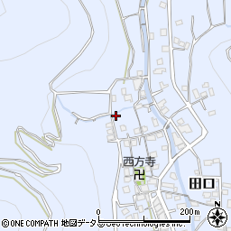 和歌山県有田郡有田川町田口377周辺の地図