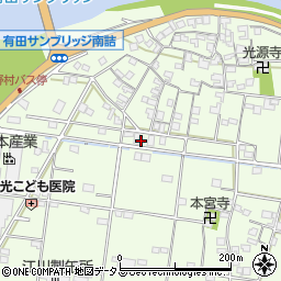和歌山県有田市野196-3周辺の地図