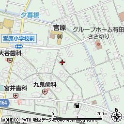 和歌山県有田市宮原町新町周辺の地図