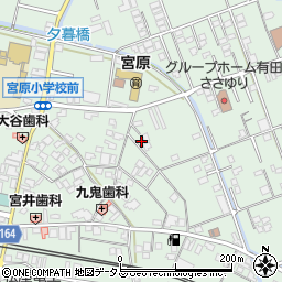 和歌山県有田市宮原町（新町）周辺の地図