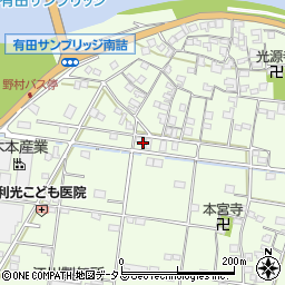 和歌山県有田市野196-7周辺の地図