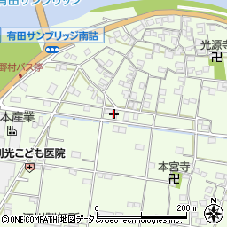 和歌山県有田市野196周辺の地図