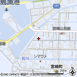 和歌山県有田市宮崎町493-3周辺の地図