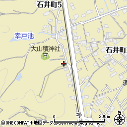 石井公民館周辺の地図