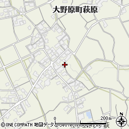 香川県観音寺市大野原町萩原2285周辺の地図