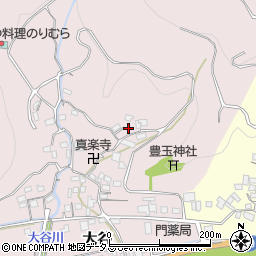 和歌山県有田郡有田川町大谷282周辺の地図