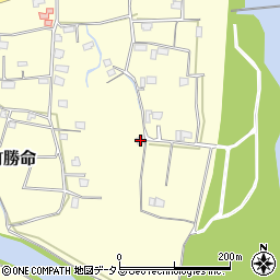 徳島県阿波市阿波町勝命151周辺の地図