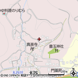 和歌山県有田郡有田川町大谷267周辺の地図