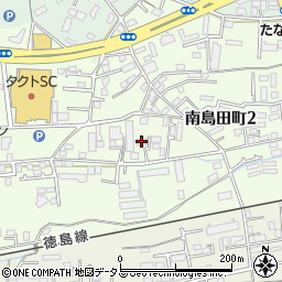 エクセルコート南島田周辺の地図