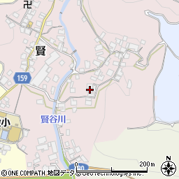 和歌山県有田郡有田川町賢1018周辺の地図