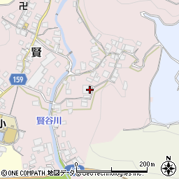 和歌山県有田郡有田川町賢1016周辺の地図