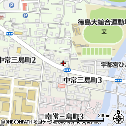 阿波大衆居酒屋Aki家周辺の地図