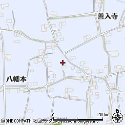 徳島県阿波市市場町香美八幡本81周辺の地図