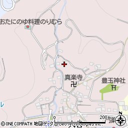 和歌山県有田郡有田川町大谷262周辺の地図