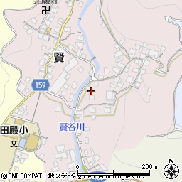 和歌山県有田郡有田川町賢1026周辺の地図