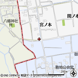 徳島県徳島市国府町桜間宮ノ本24-4周辺の地図