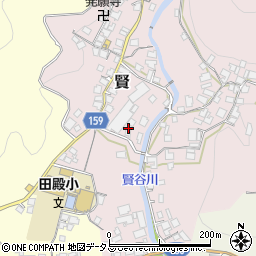 和歌山県有田郡有田川町賢60周辺の地図