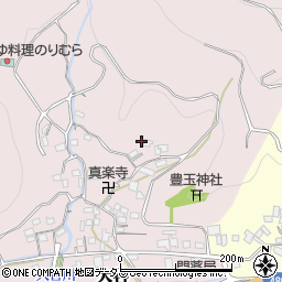 和歌山県有田郡有田川町大谷269周辺の地図