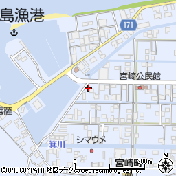 和歌山県有田市宮崎町493-7周辺の地図