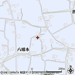 徳島県阿波市市場町香美八幡本146周辺の地図