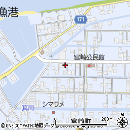 和歌山県有田市宮崎町491-2周辺の地図