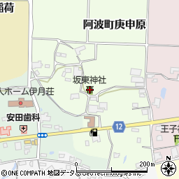坂東神社周辺の地図