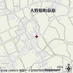香川県観音寺市大野原町萩原2289周辺の地図