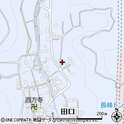 和歌山県有田郡有田川町田口1304周辺の地図
