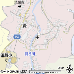 和歌山県有田郡有田川町賢1029周辺の地図