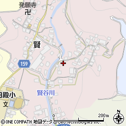 和歌山県有田郡有田川町賢1025周辺の地図
