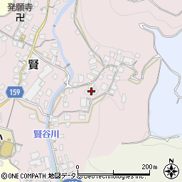 和歌山県有田郡有田川町賢1015周辺の地図